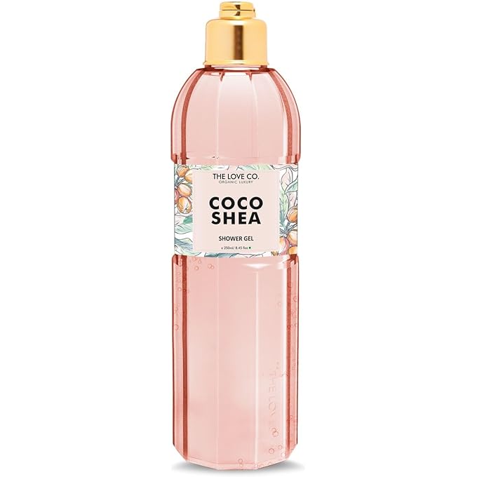 جل الاستحمام والاستحمام من ذا لوف كو كو - غسول الجسم الفاخر للنساء والرجال - جل الاستحمام للنساء - نباتي 100٪ - جمال فاخر - منتجات العناية بالبشرة للجسم - 250 مل